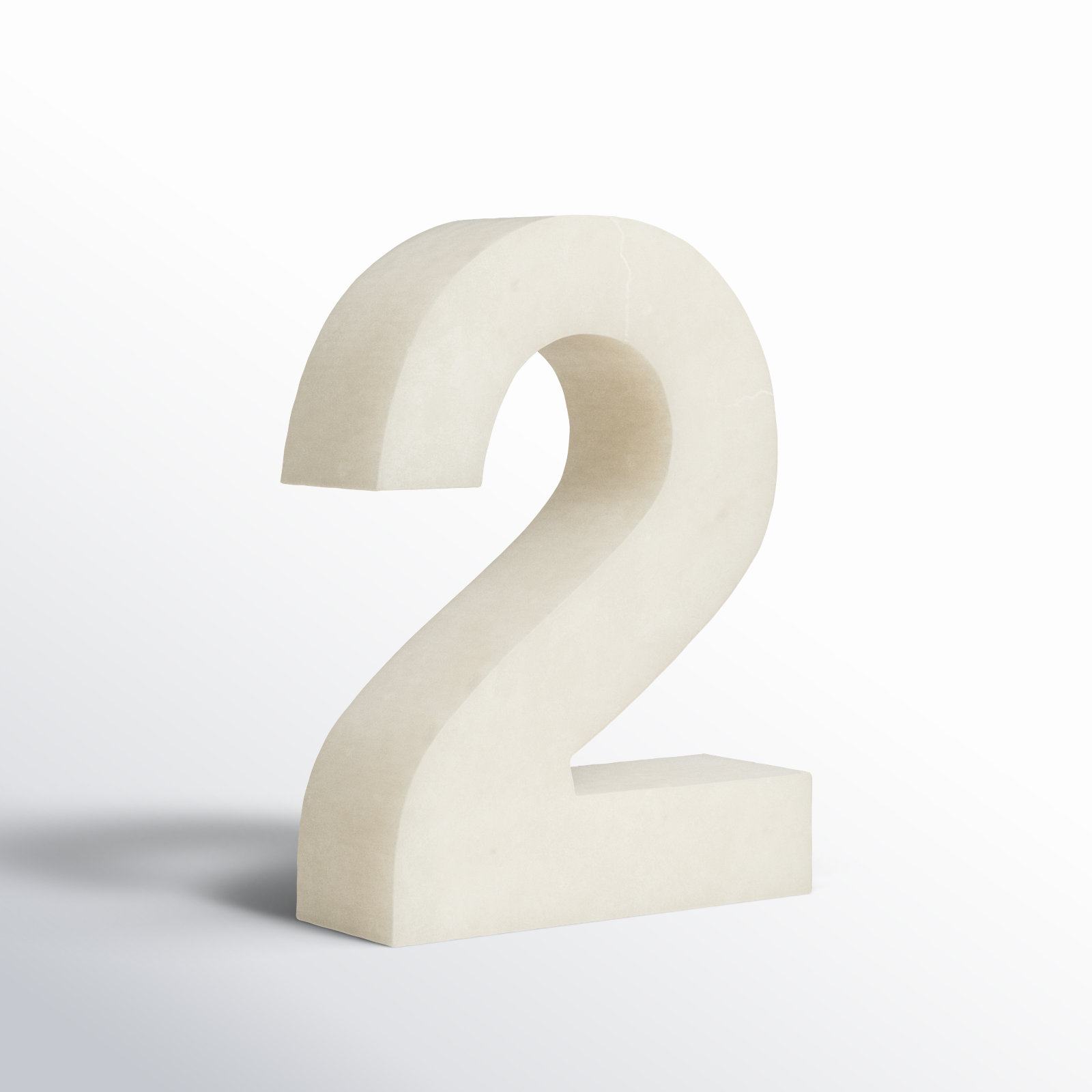 Zendaya Marble Number Letter Block, 2