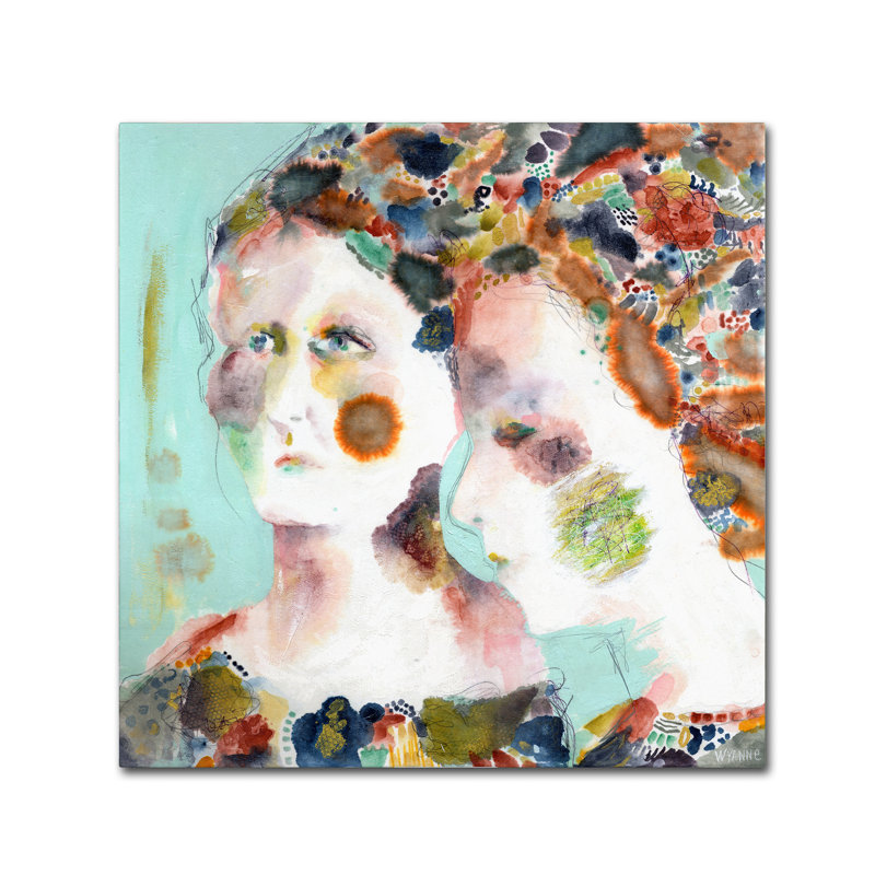 «Truth Be Told» de Berkley, reproduction sur toile tendue, H 14 po x l 14 po x P 2 po