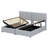 Upholstered Platform Bed With A Hydraulic Storage System-1367112144