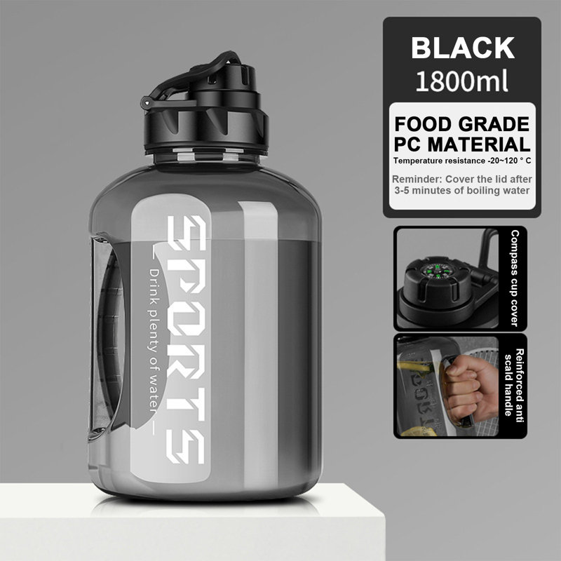 Tasse à eau grande capacité, bouteille d'eau pour homme et femme, seau d'eau Summer Fitness, A