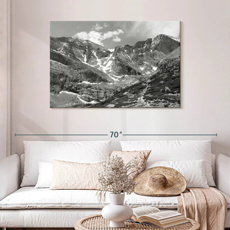 Montagnes Rocheuses d'Alvord - monochrome