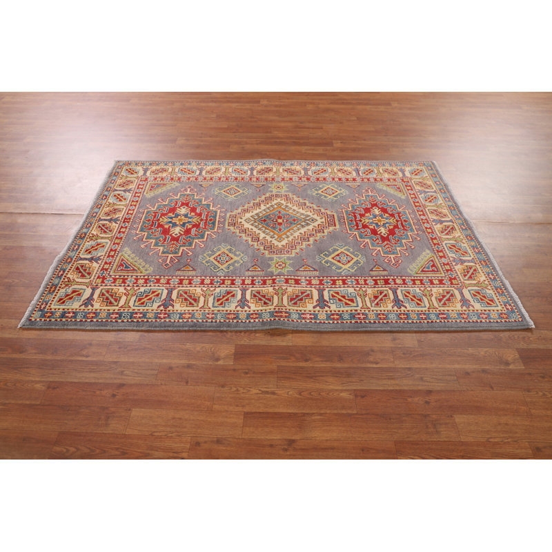 Tapis oriental fait à la main Kazak 4