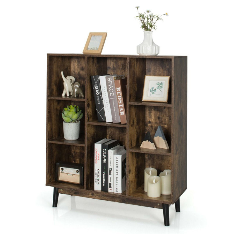 Nohoff 93cm H x 80cm W Bookcase, Brown