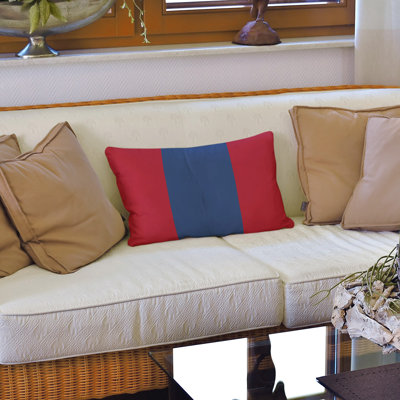 Striped Linen Throw Pillow