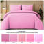 Microfiber Striped Duvet Cover Set-125374630