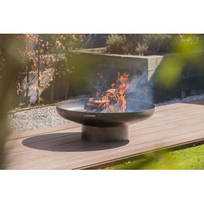Oulu Round Steel Wood Burning Smokeless Fire Pit