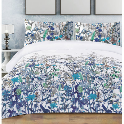 Ensemble de housse de couette flore Permelia
