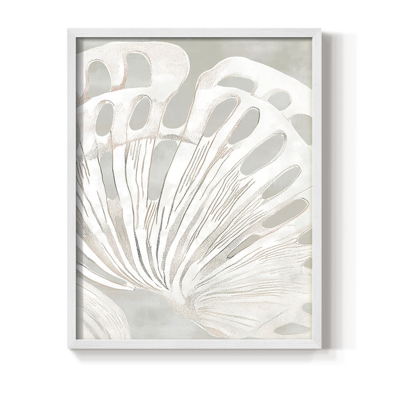 NAUTICAL Series XXII, reproduction encadrée - bois massif, H 15 po x l 12 po, Blanc