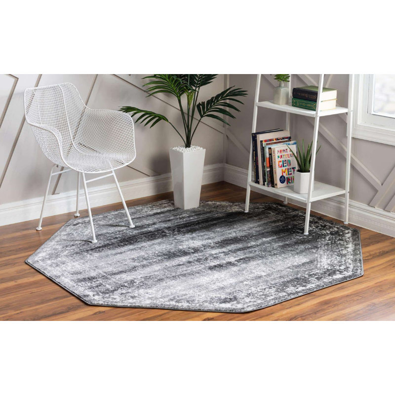 Tapis ikat en pierre Mangine, Octogone 8 pi