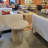 Langell 24" Round Reclaimed Pine White Wash End Table with Cross Base