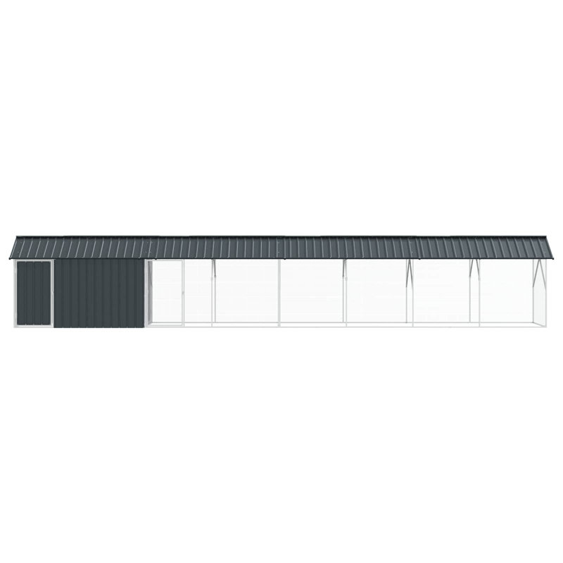142cm Galvanised Steel Floor Bird Cage