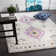 Tapis ivoire à motif géométrique Barden