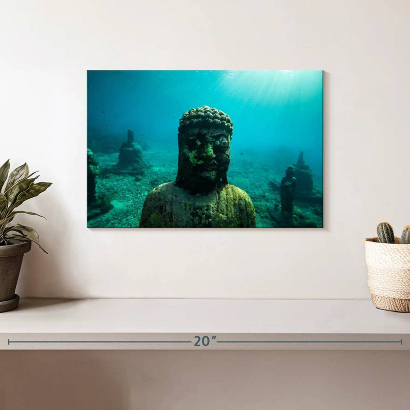 Javetta Underwater Buddha, 8" H x 12" W