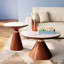 Annessia Pedestal 2 Piece Coffee Table