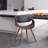 Kaleem Mid-Century Upholstered Dining Chair in Wood Finish-1287529705-1262555549