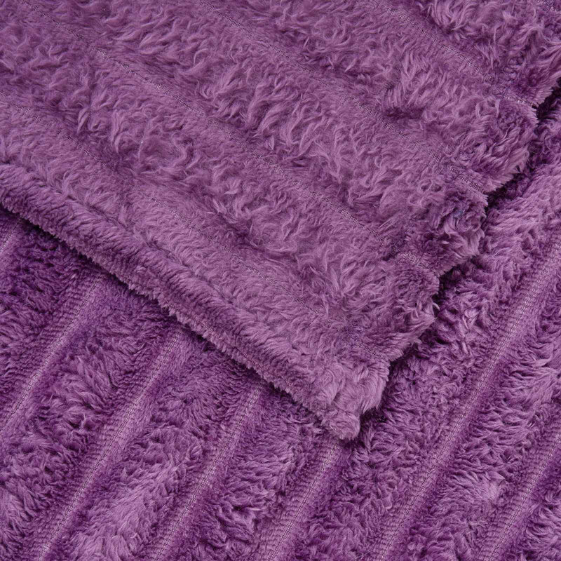 3.2-43 Throw Blanket, Purple, 150cm x 130cm