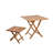 Pamela Teak 36" Folding Square Dining Table