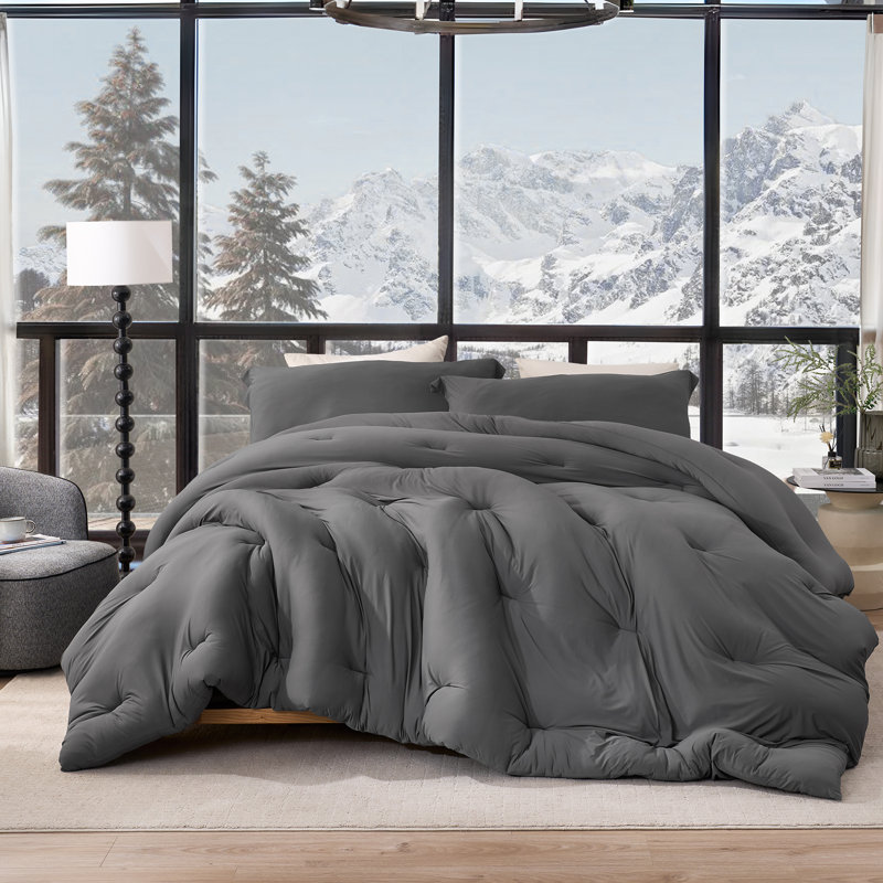 Look To This Thicky - Ensemble d'édredon surdimensionné Coma Inducteur® - Standard épais, Gris