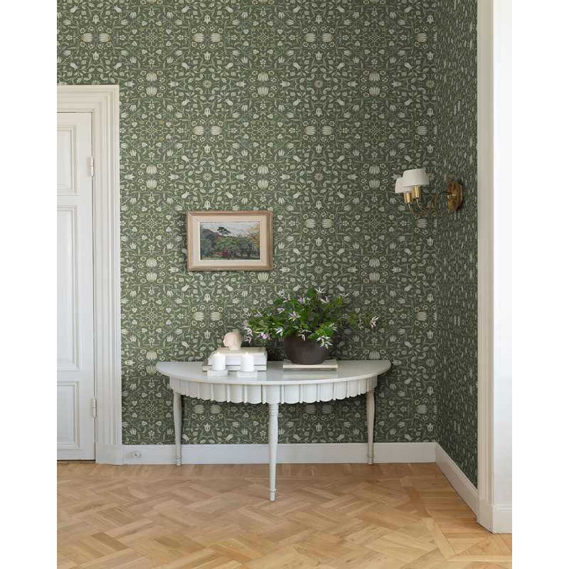Rouleau de fleurs Arnell, Vert