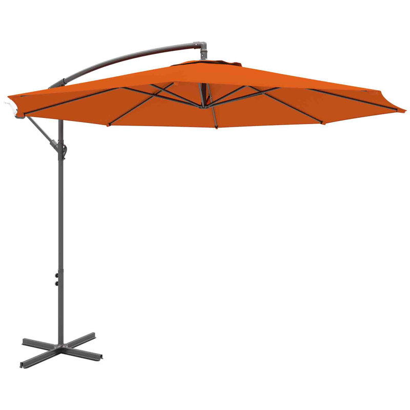 295cm Cantilever Parasol, Orange