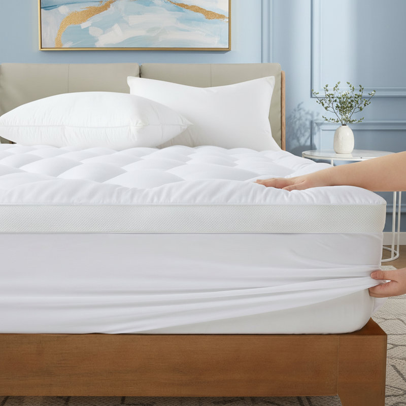 Surmatelas en duvet synthétique 3 po, Grand lit