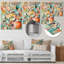 La géométrie de la décoration murale couleur-904191426