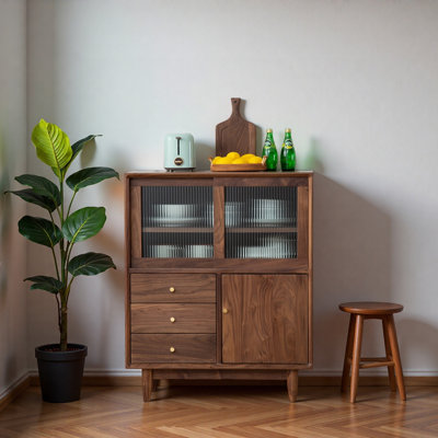 Simplified Glass Mobile Door Display Case