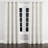Abstract Room Darkening Curtains - Modern Babajide Grommet Curtain - 1 Panel-1373072218-1373072216