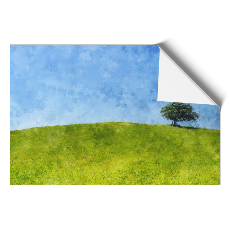 Tree Upon A Hill - No Frame Print, 30cm H x 42cm W x 0.1cm D