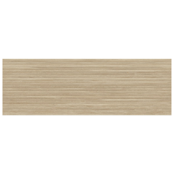 Larchwood 15-3/4"x47-1/4" Fluted Ceramic Wall Tile
