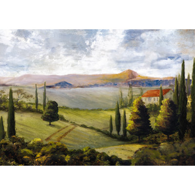 Happy Tuscan 2 - Wrapped Canvas Painting