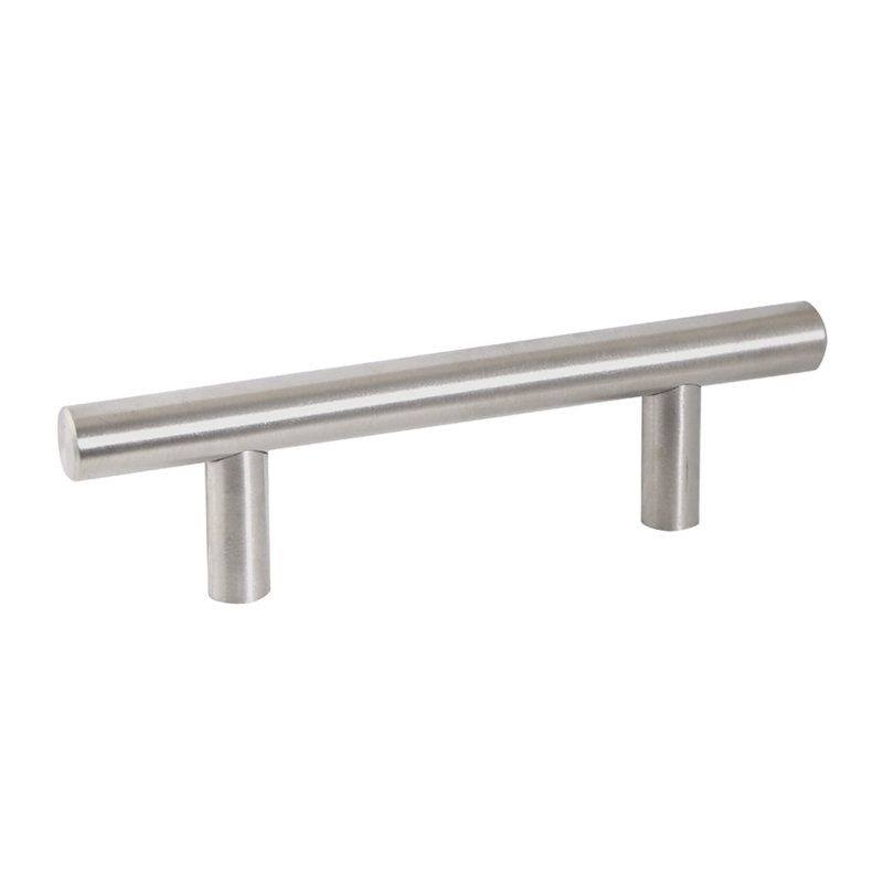 Poignées d'armoire en nickel satiné de 3-3 / 4 po (96 mm) Design House
