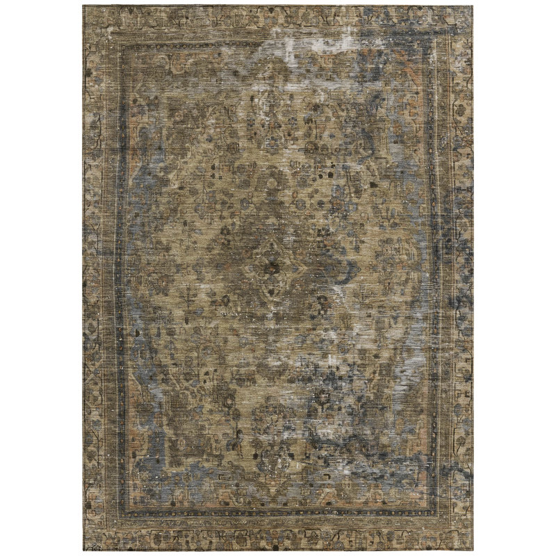 Tapis intérieur / extérieur lavable Blazura, 5 pi x 7 pi 6 po