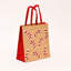 Sac-cadeau de Noël | Sac en jute laminé orné de paillettes-135785117