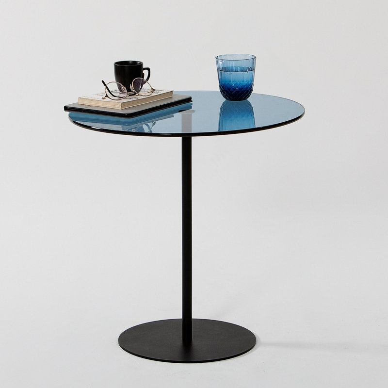 Siyan End Table, Blue, Black