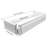 22 Inch White Under Desk Mounted Sliding Pull-Out Drawer Storage Organizer For Sit Stand Workstation Pull-Out Drawer