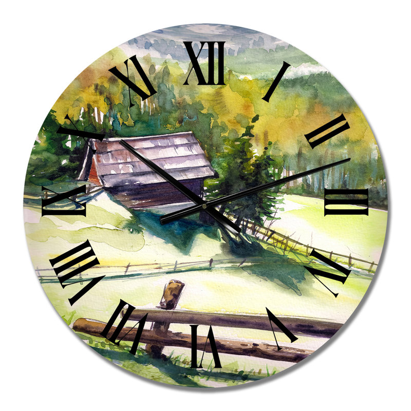 Horloge murale en bois, Petit