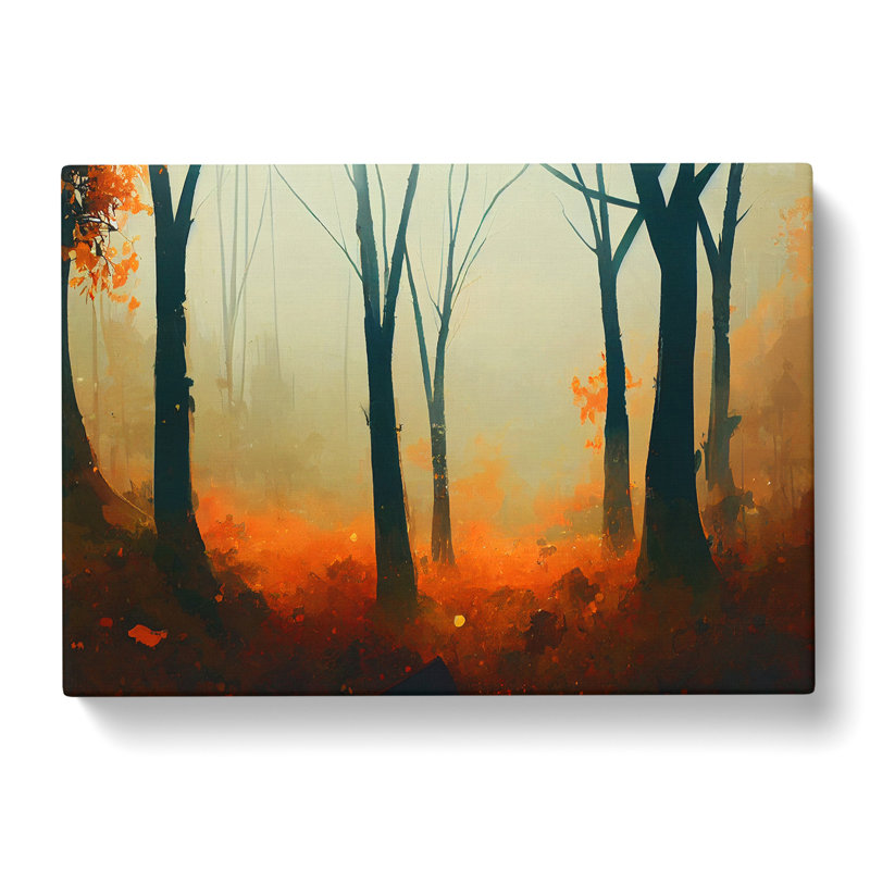 Miraculous Autumn Forest - Wrapped Canvas, 50cm H x 76cm W x 3cm D