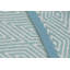 Rug & Kilim’S Oversized Chenille Flatweave Rug In Blue And White Diamond Pattern