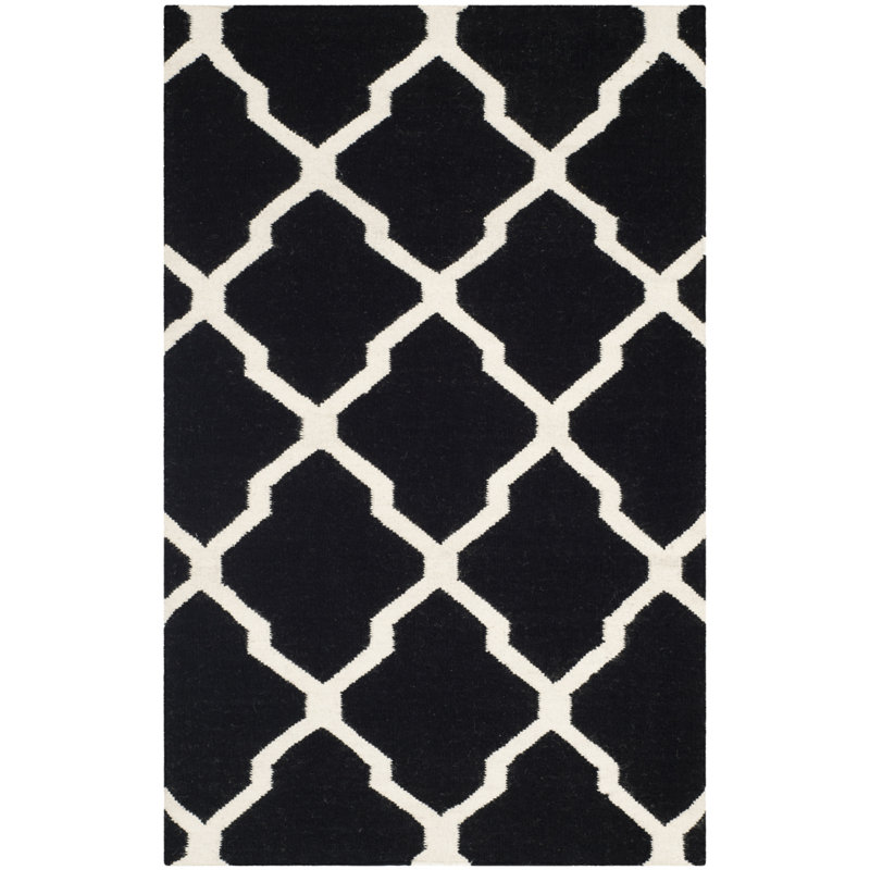 Seraphin Geometric Hand Woven Area Rug, Rectangle 91 x 152cm