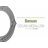 Endurathane Benson Ceiling Medallion, 13 1/8"OD x 8"ID x 5/8"P (Fits Canopies up to 8"), Factory Primed-27783547