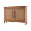 Furniture Classics Dalia Natural Mahogany Raffia Cabinet
