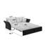 Canapé-lit polyvalent en velours, design moderne pour les espaces de vie, solution de lit 3-en-1, parfait pour les invités