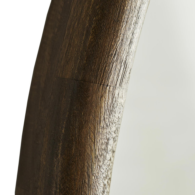 Lesley Large Mirror, Light Walnut