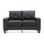 Causeuse modulaire Newbury, noir