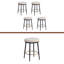 Ensemble de 4 tabourets de comptoir 24,75 po Modern-661699403
