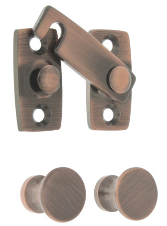 Shutter Bar Kit, Antique Copper