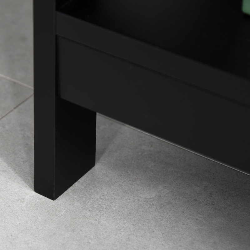 Console 39,25 po Adinath, Noir