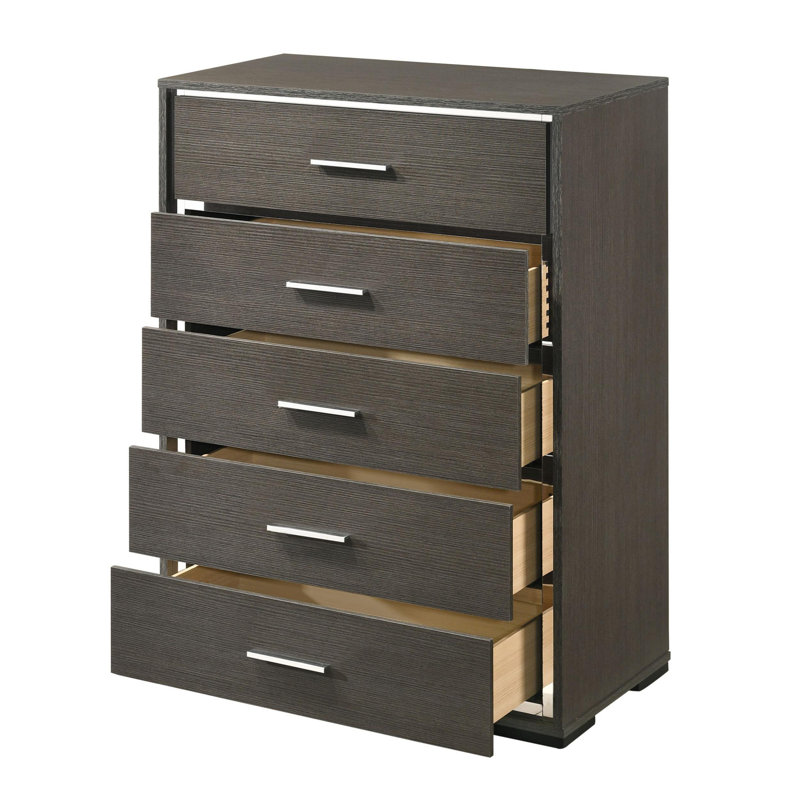 Commode décorative 5 tiroirs Sardelli