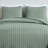 Washed Microfiber Channel Stitch Pom Pom Quilt Set-1309632303-1309632296